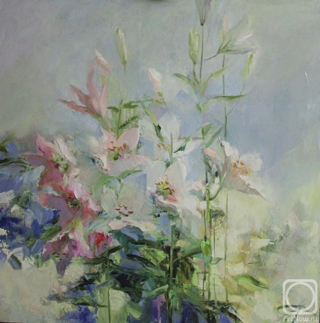 Anisimova Galina. With tenderness about summer (Lilies)