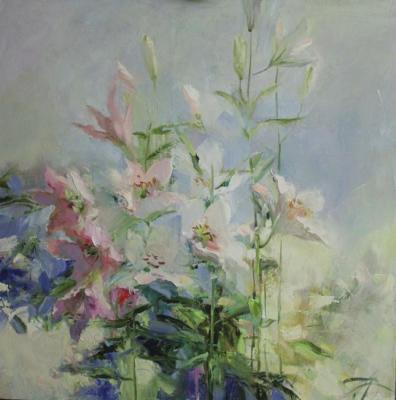 With tenderness about summer (Lilies). Anisimova Galina