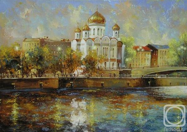 Boev Sergey. View of the Cathedral of Christ
