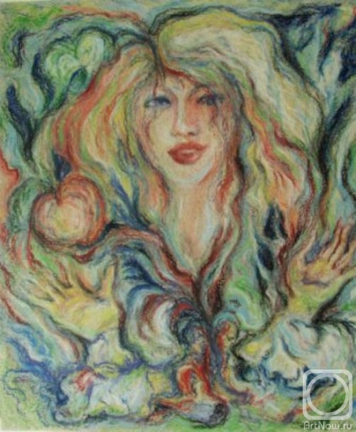 Kyrskov Svjatoslav. Girl with an apple