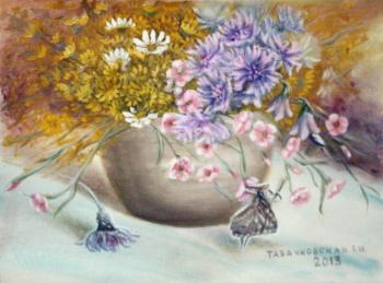 Wildflowers with butterfly. Kudryashov Galina