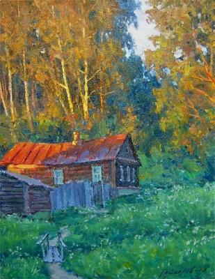Cabin by the forest. Gaiderov Michail