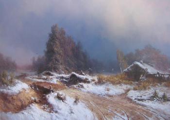 Winter. Road. Forest. Pryadko Yuriy