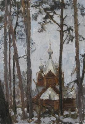 Chapel in the forest. Savkina Svetlana
