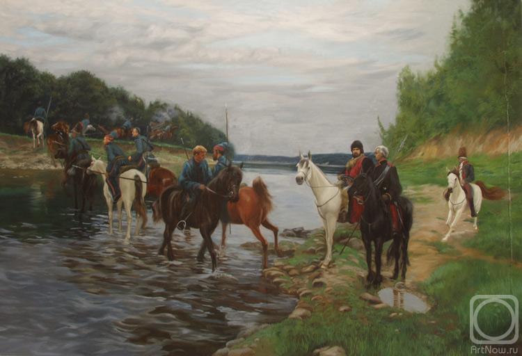 Kozhin Simon. Rubicon. Croossing the River by Denis Davidov Squadron
