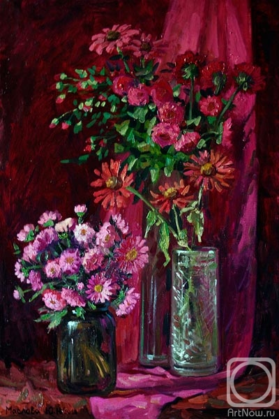 Maslova Julea. Three bouquets