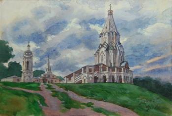 Painting Kolomenskoye, on a hill. Dobrovolskaya Gayane