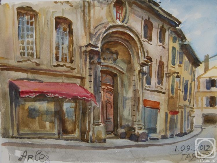 Dobrovolskaya Gayane. A street in Arles (Rue de Quatre Septembre)