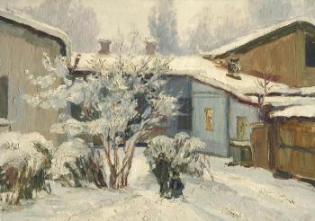 Winter evening (). Petrov Vladimir