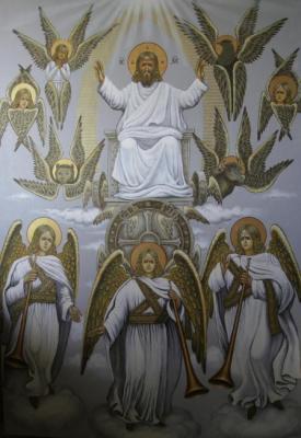 Icon of Archangel Michael and other heavenly forces of the incorporeal