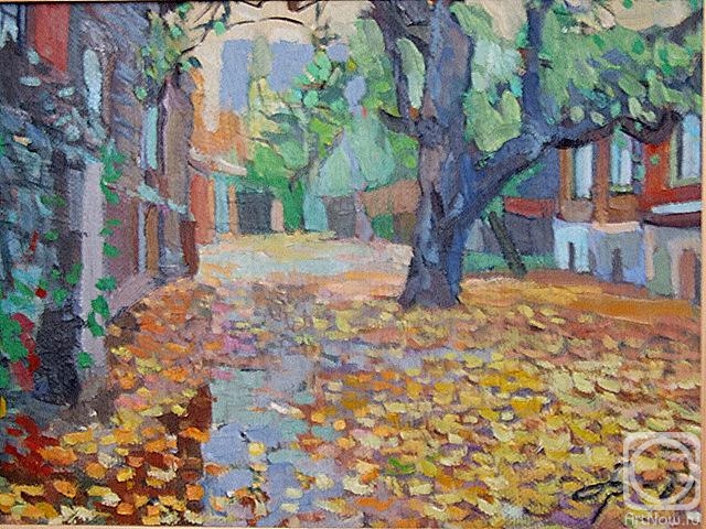 Grigoriev Andrey. Autumn courtyard