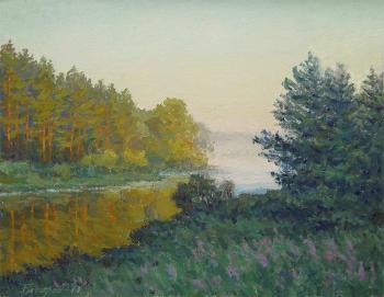 Morning on the river. Gaiderov Michail