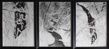 Triptych "Winter fairy tale"