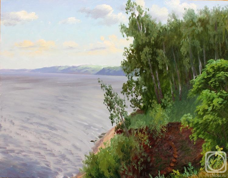 Gaifullin Airat. Birches over the Volga
