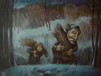 Firewood Collectors. Andrianov Andrey