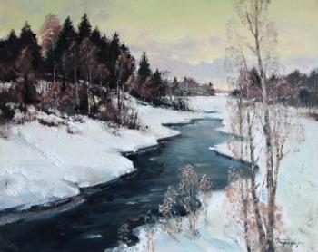 Early Spring. The river