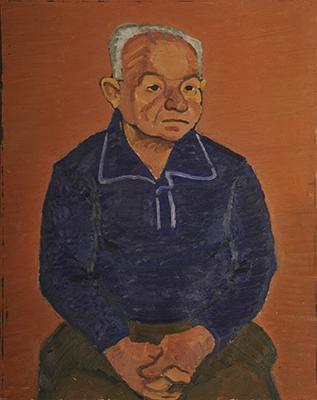 Portrait of an old man. Teryaev Timothy