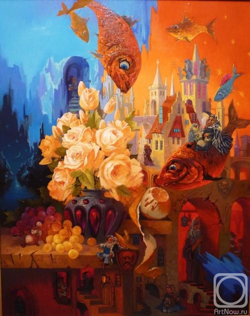 Gortsevich Anton. Still life with fish