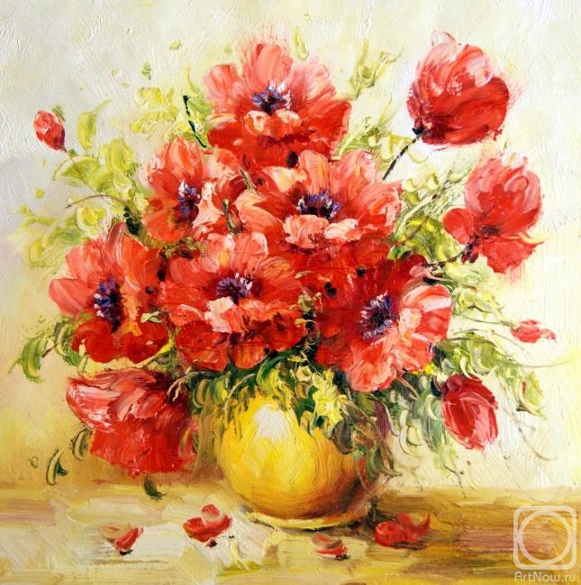 Dzhanilyatti Antonio. Poppies