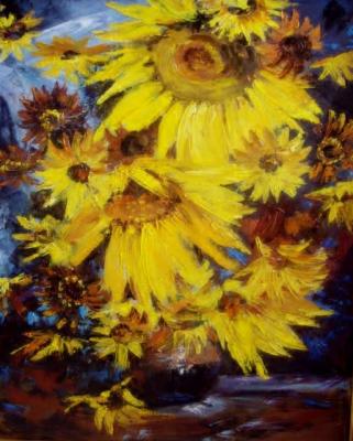 Sunflowers (   ). Fedotova Marina