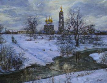 The river in winter (Winter River). Panov Eduard