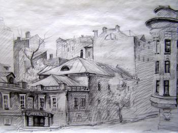 Moscow sketches 65. Gerasimov Vladimir