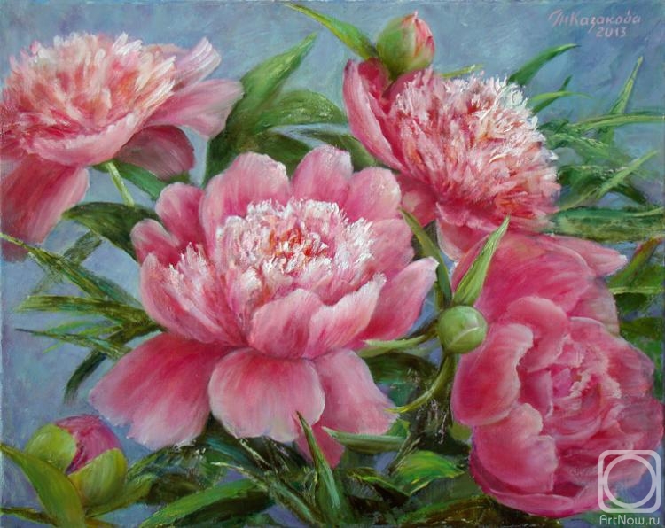 Kazakova Tatyana. Peony dawn