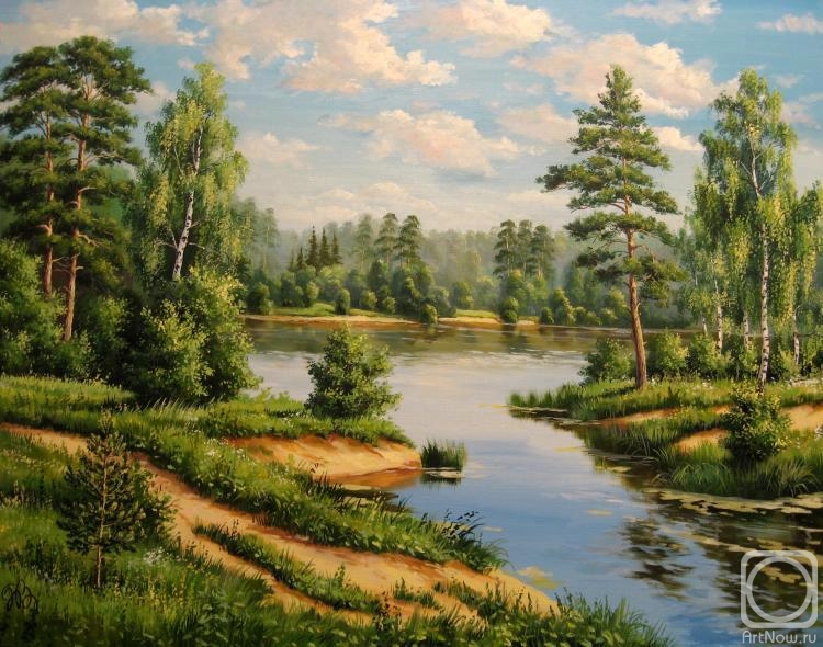 Panasyuk Natalia. The river Pra