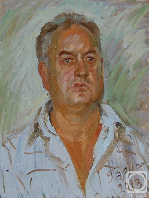 Dobrovolskaya Gayane. Portrait of Boris Burlakov, from nature