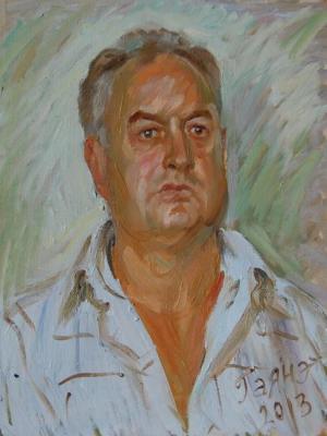 Portrait of Boris Burlakov, from nature