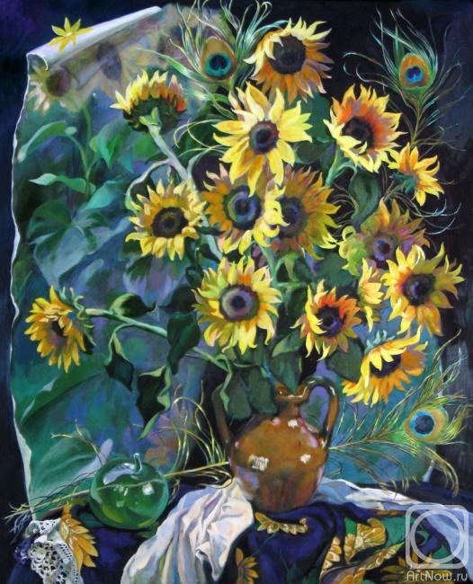 Paritskaya Ludmila. Sunflowers one more time