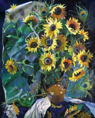 Sunflowers one more time. Paritskaya Ludmila