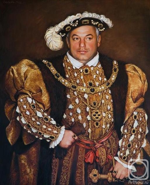 Simonova Olga. Portrait of the man in a royal suit