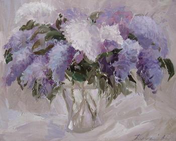 Painting Lilac. Golubtsova Nadezhda