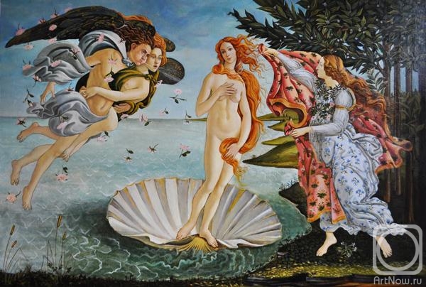 Zhukoff Fedor. Birth of Venus. Sandro Botticelli (copy)