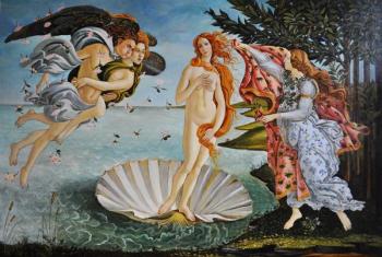 Zhukoff Fedor Ivanovich. Birth of Venus. Sandro Botticelli (copy)