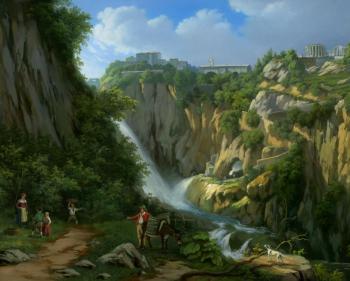 Waterfall. Kalina Oksana