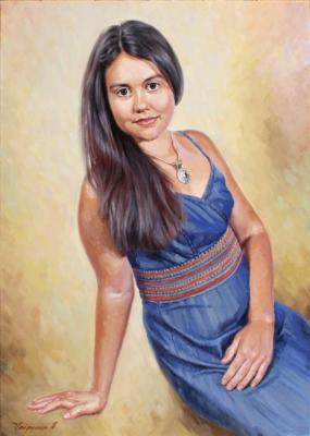 Portrait of a young girl