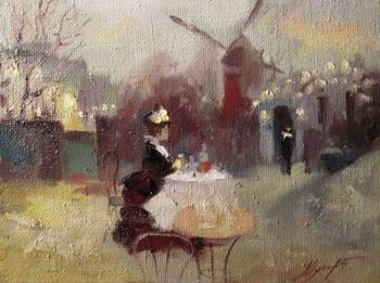 Cafe in Paris. Schubert Albina