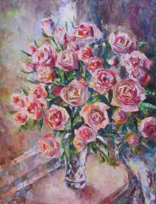 Roses in the box. Kruglova Svetlana