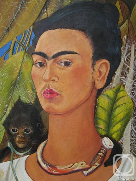 Veranes Tatiana. Frida Kahlo. Self-portrait of 1938