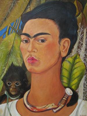 Frida Kahlo. Self-portrait of 1938 (Portrait Of Frida Kahlo). Veranes Tatiana