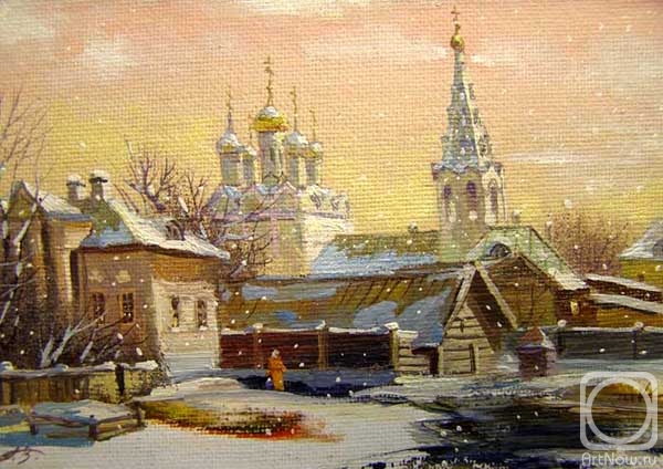 Gerasimov Vladimir. Moscow. A court yard on the Arbat