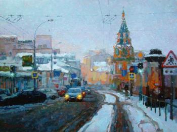 Big Clearing. It is snowing. Volkov Sergey