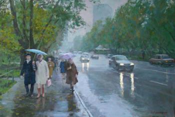 Rubinsky Pavel Igorevich. Rain in Maslovka street