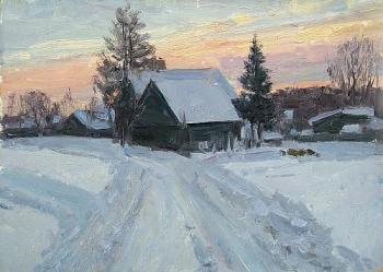 Frosty morning (The Soviet Realism). Rubinsky Igor