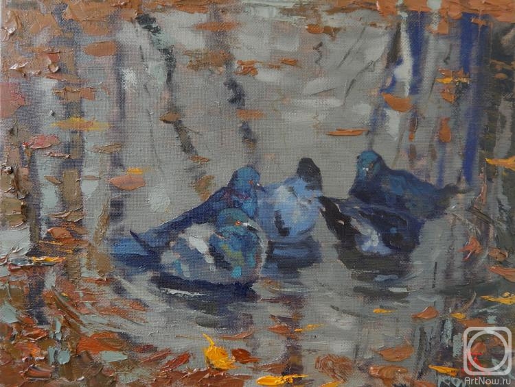 Golovchenko Alexey. In autumn puddles