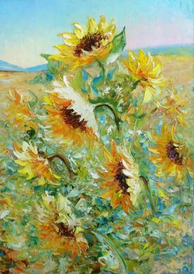 Suns - sunflowers. Kuznetsova Anna