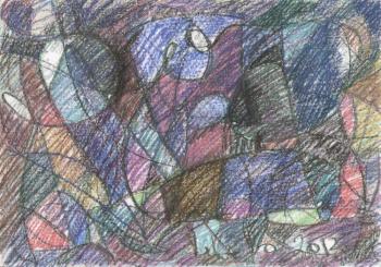 Alpine Provence with lavender. Volchek Lika