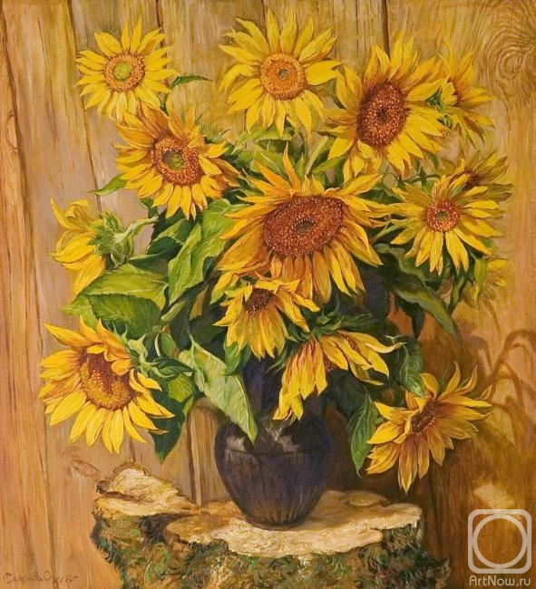 Simonova Olga. Sunflowers
